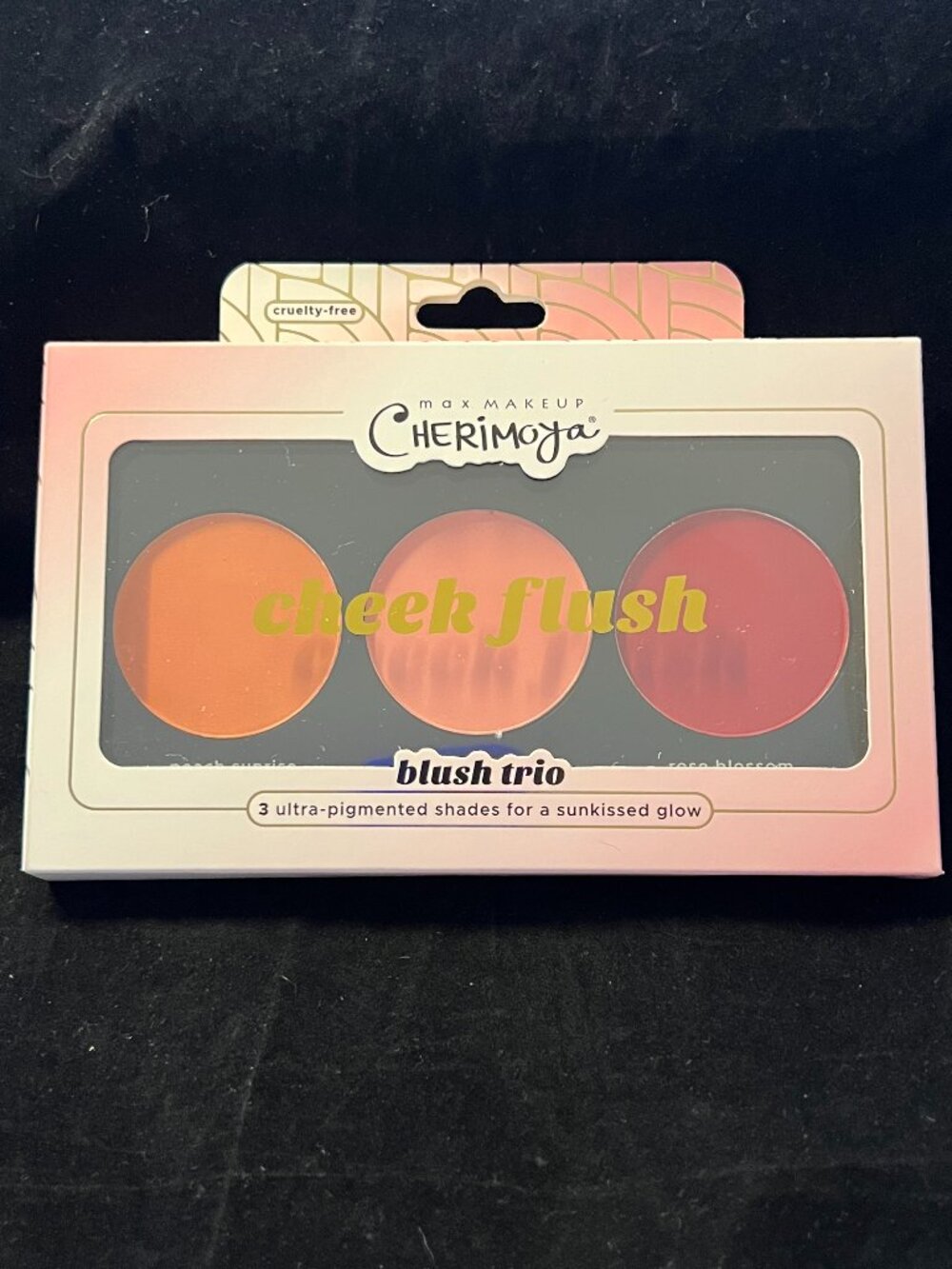 Cherimoya Max Makeup Cheek Flush Trio Palette NIB